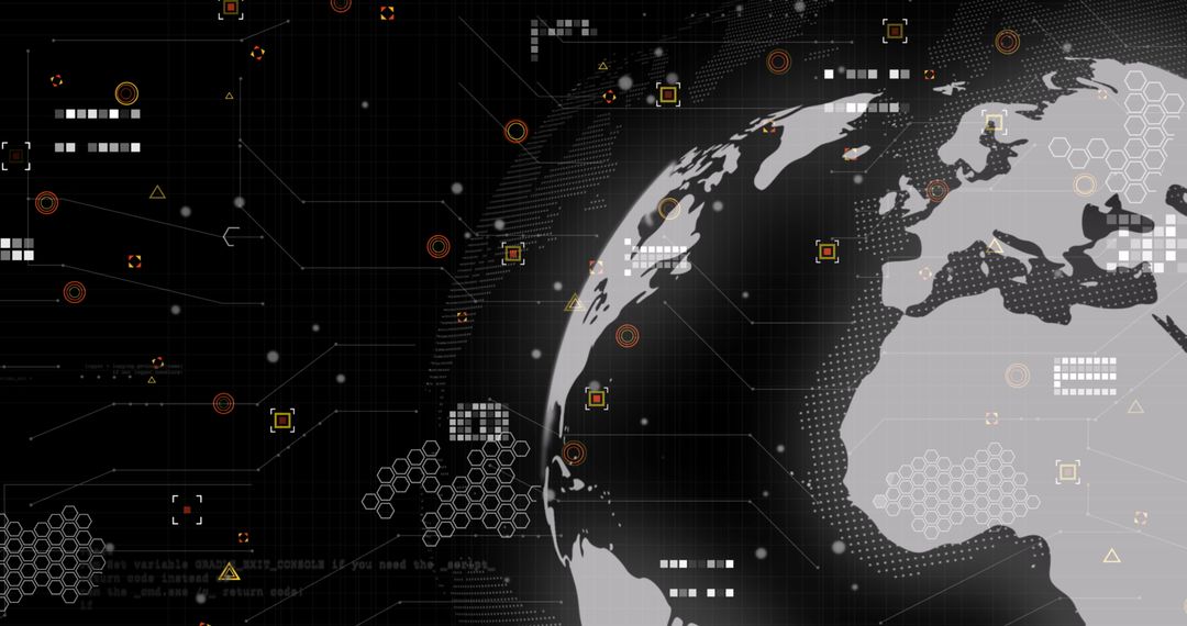 digital representation of global data processing - Free Images, Stock Photos and Pictures on Pikwizard.com