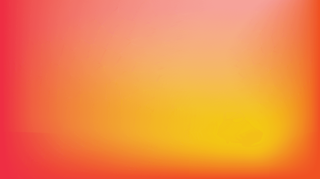 Vibrant Orange Gradient Illustration on Transparent Background
