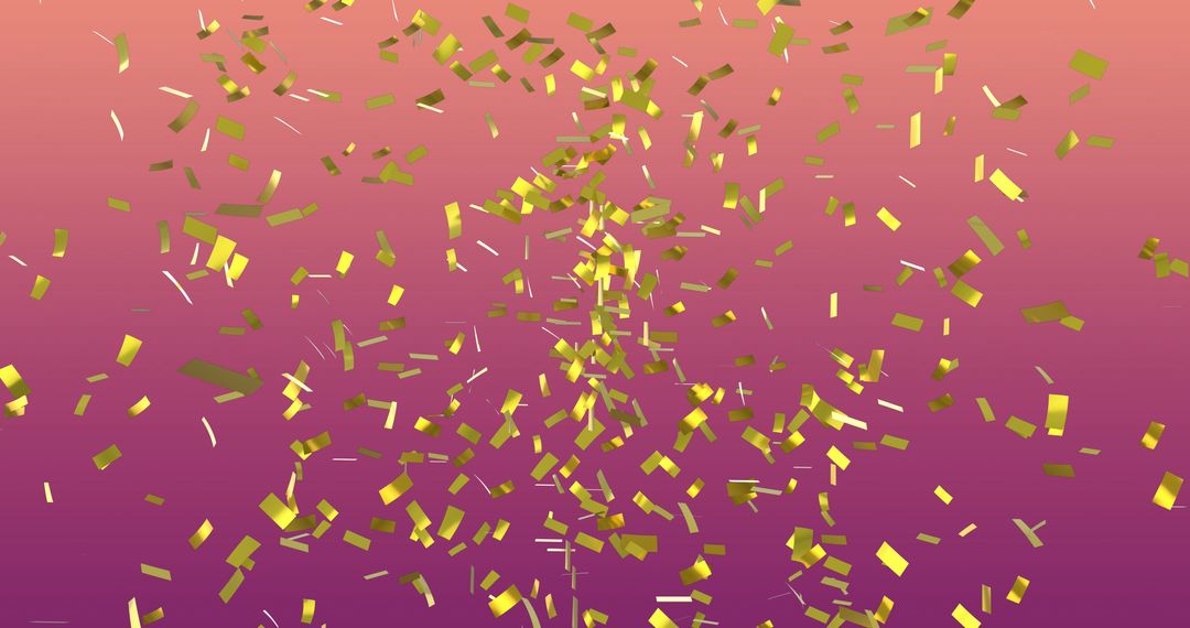 Vibrant Confetti Falling Celebration Background