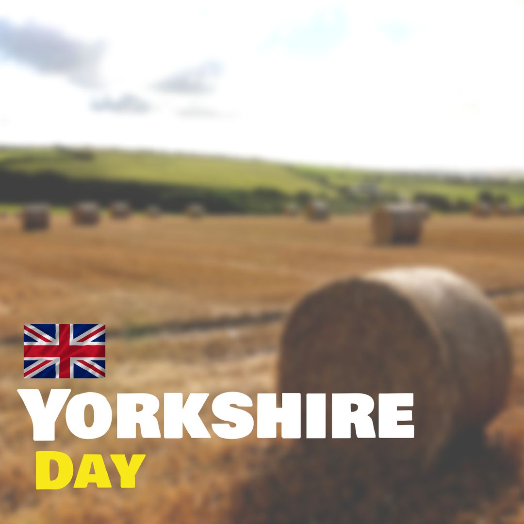 Yorkshire Day Celebration in Lush Agricultural Landscape
