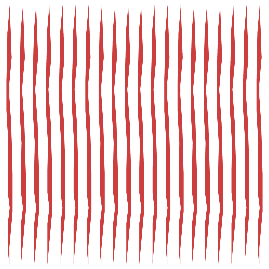 Red Wavy Linear Shape on Transparent Background