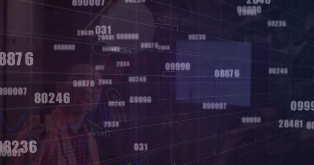 Business Leaders Analyzing Digital Data Interfaces