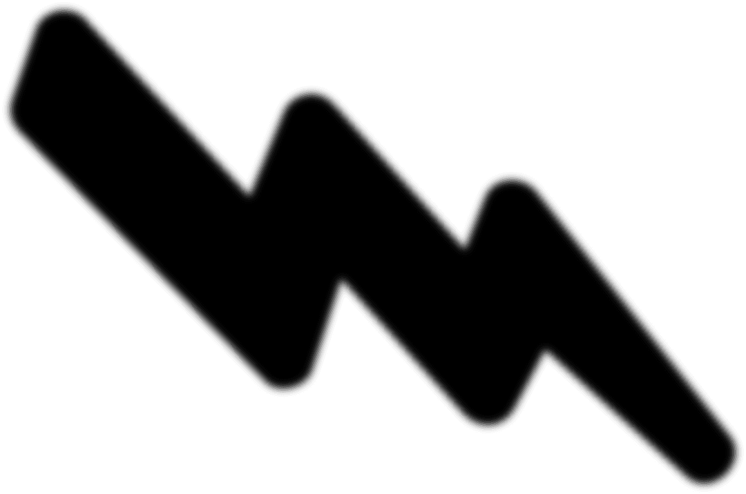 Transparent Silhouette of Zigzag Icon