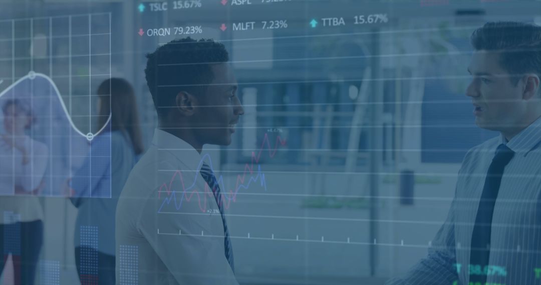 Digital Data Interface Over Business Professionals