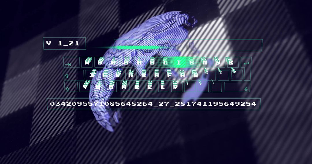 Digital Data Processing Over Global Hologram