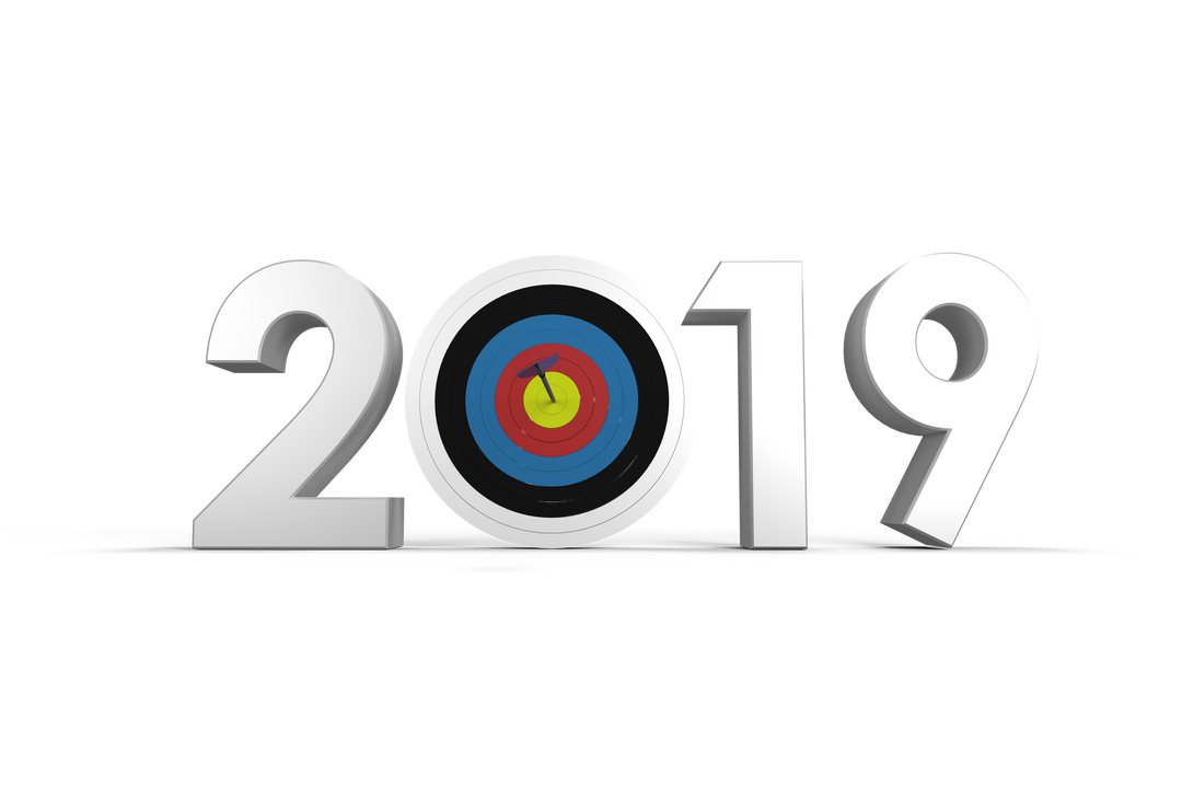 2019 Shooting Target Illustration On Transparent Background for New Year Celebration - Download Free Stock Images Pikwizard.com