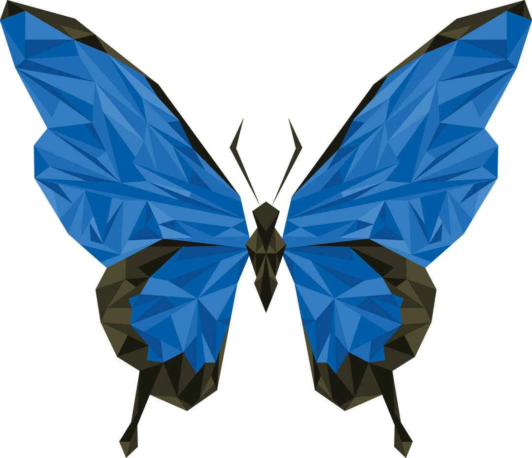 Blue Butterfly Transparent Background Nature and Beauty Concept Vector - Download Free Stock Images Pikwizard.com