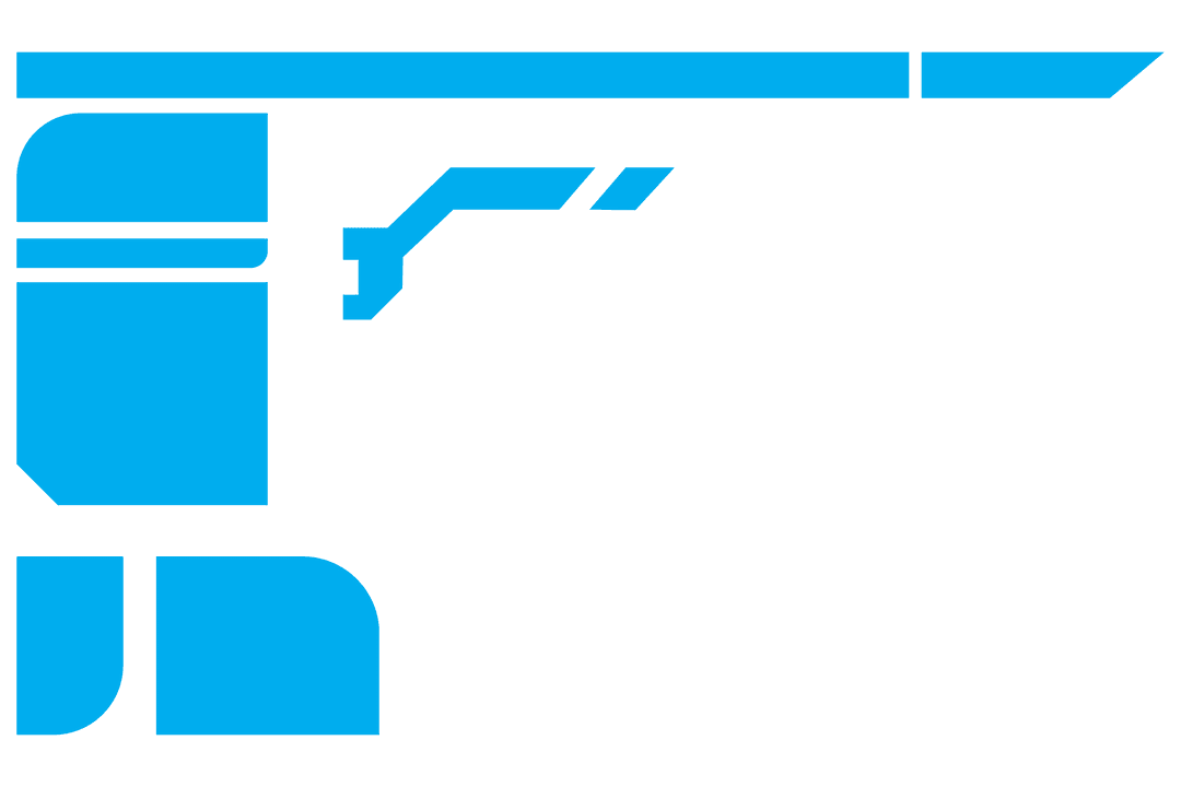 Abstract tech-inspired well block pattern on transparent background