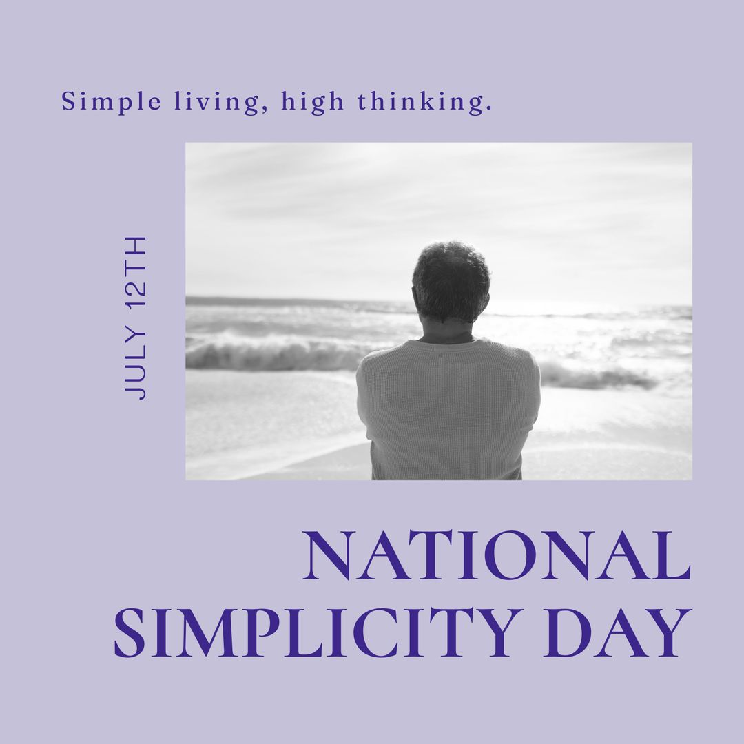 National Simplicity Day by Ocean at Daytime