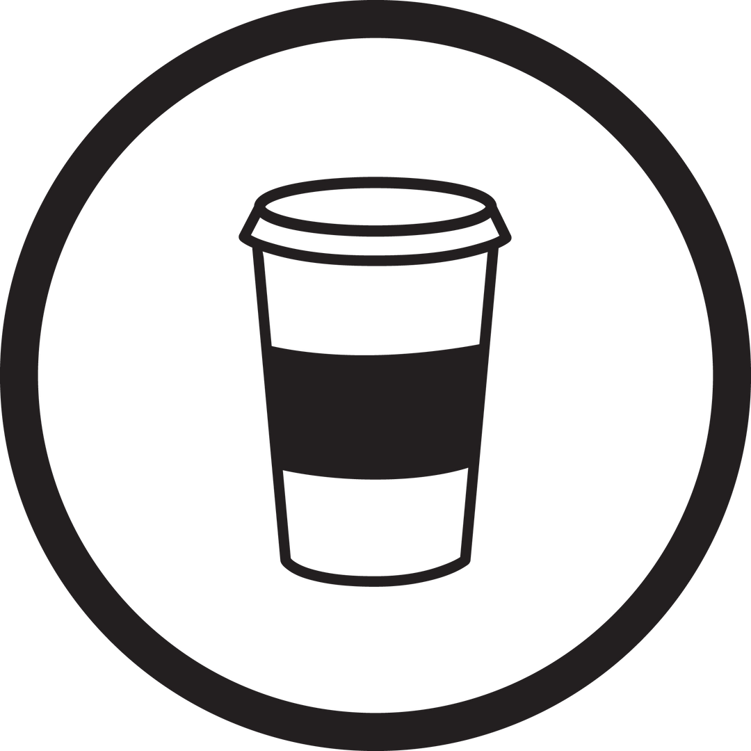 Transparent Coffee Cup Symbol Illustration on White - Download Free Stock Images Pikwizard.com