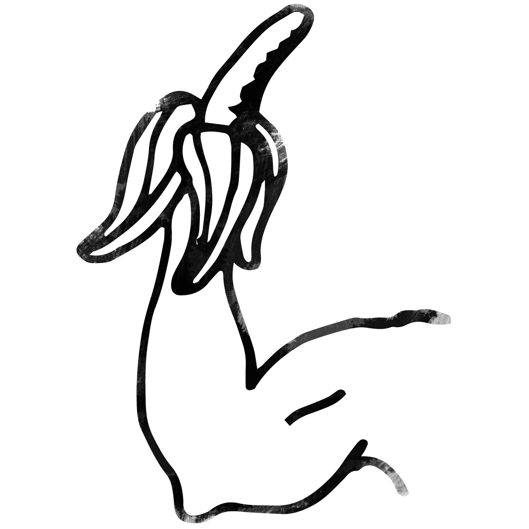 Arm Holding Banana on Transparent Background for Health Themes