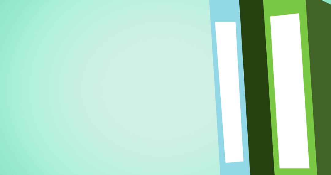 Happy Substitute Day Text with Colorful Book Graphics on Pastel Background