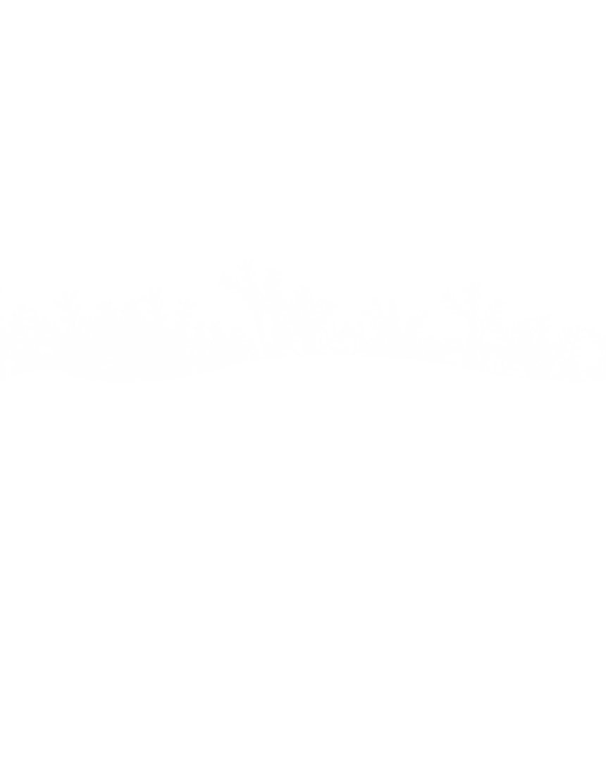 Nature Landscape with Bushes Vector on Transparent Background