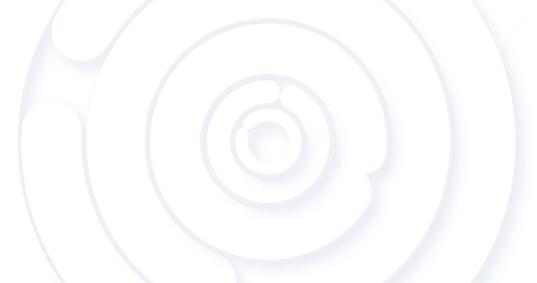Abstract White Concentric Circles on Light Background