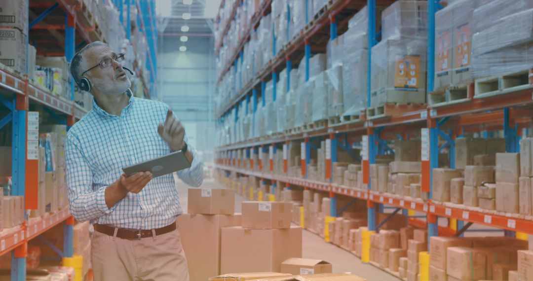Inventory Management Expert Utilizing Technology in Warehouse Operations