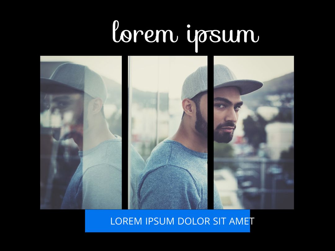 Reflective Man Contemplating Life and Growth