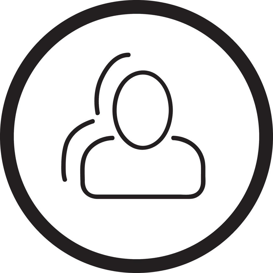 Communication Symbol with Human Figures on Transparent Background