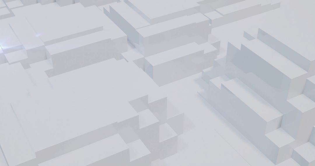 Dynamic Geometric 3D Block Pattern Background