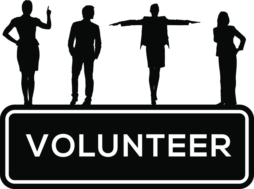 Volunteer Silhouettes on Transparent Background Highlighting Community Support - Download Free Stock Images Pikwizard.com