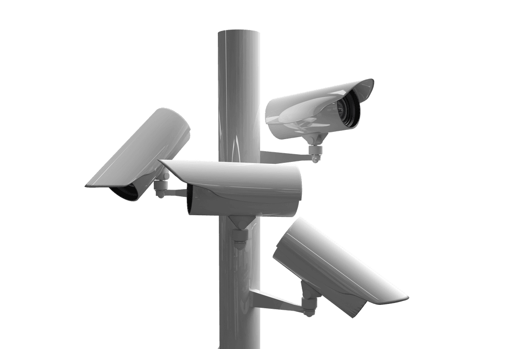 Transparent Background Security Cameras Array Illustration - Download Free Stock Images Pikwizard.com