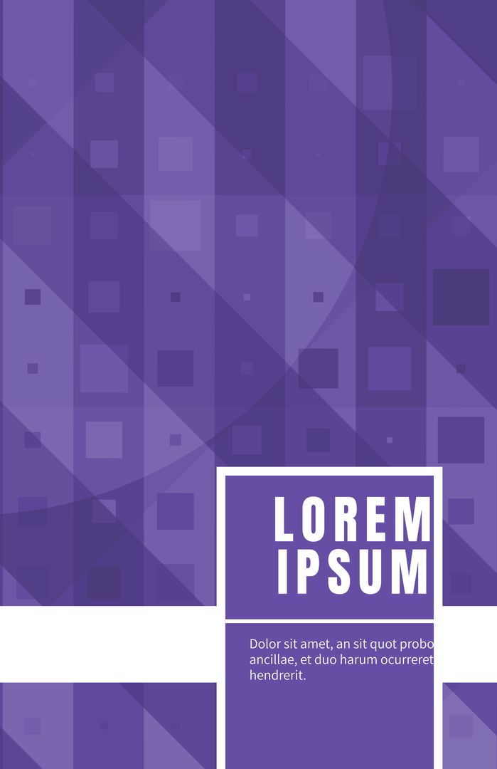 Geometric Purple Template for Modern Corporate Design