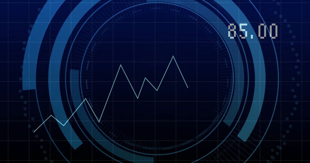 Futuristic Graph and Data Technology Interface