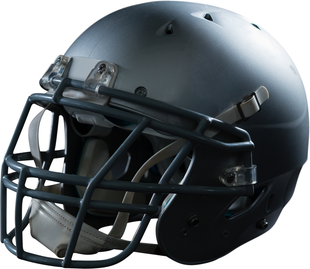 Transparent American Football Helmet Close-Up with Black Coloring - Download Free Stock Images Pikwizard.com