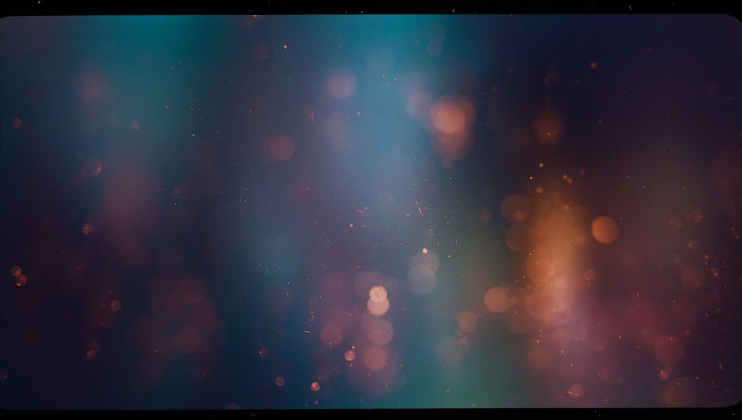 Colorful Bokeh Lights with Dreamy Gradient Background