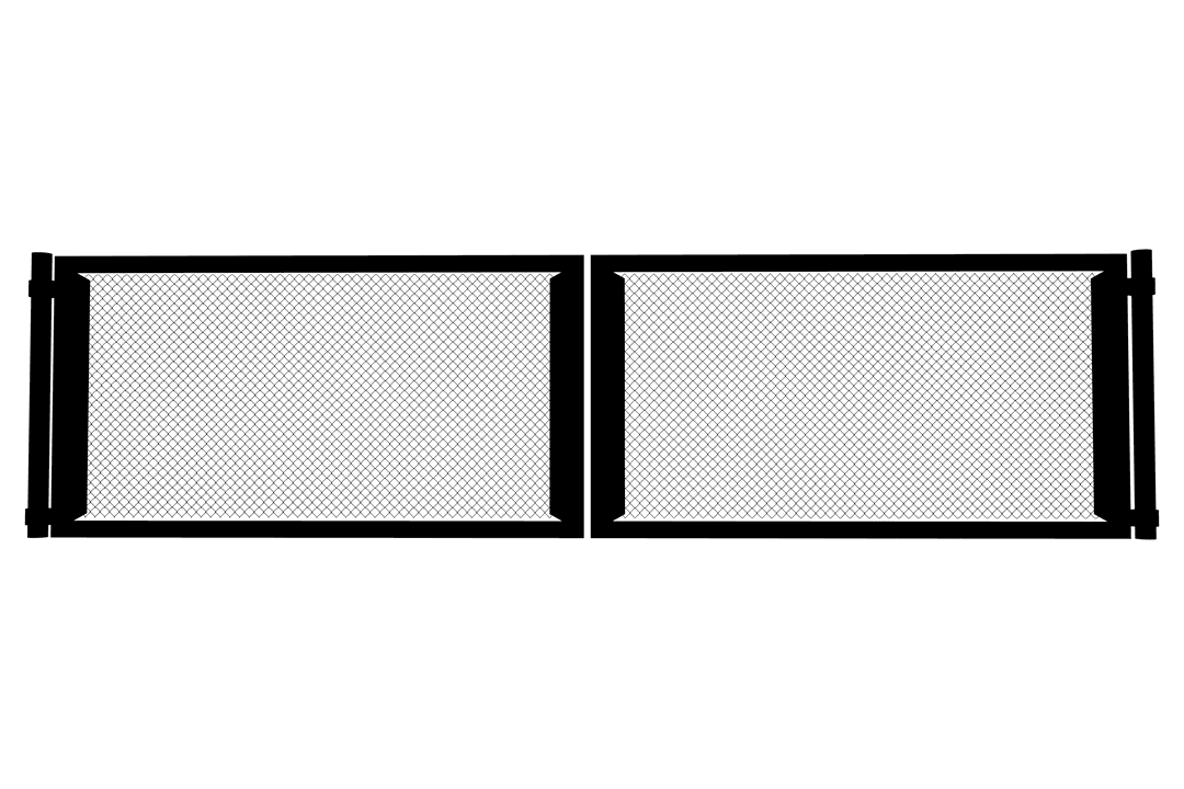 Transparent Black Nets on Diamagnetic Connectors Vector Illustration