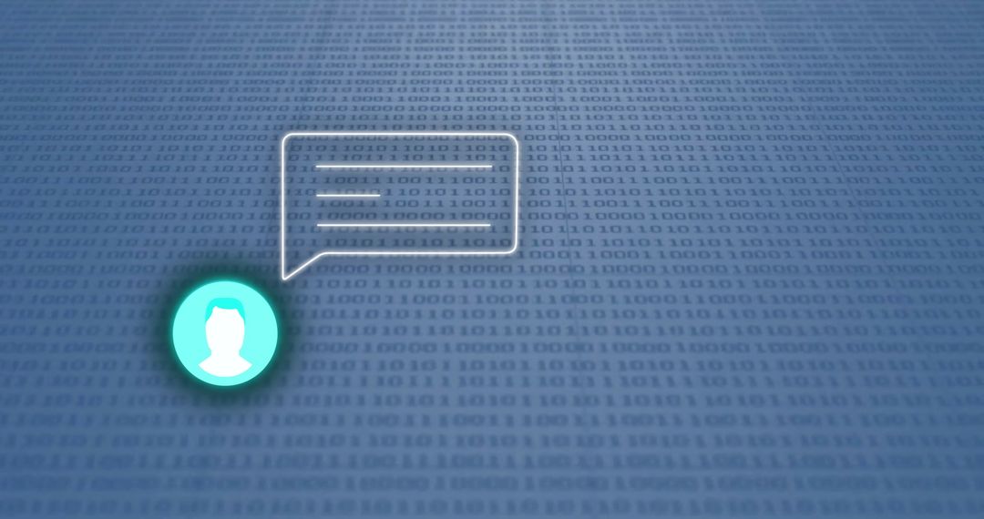 binary code data communication symbol concept - Free Images, Stock Photos and Pictures on Pikwizard.com