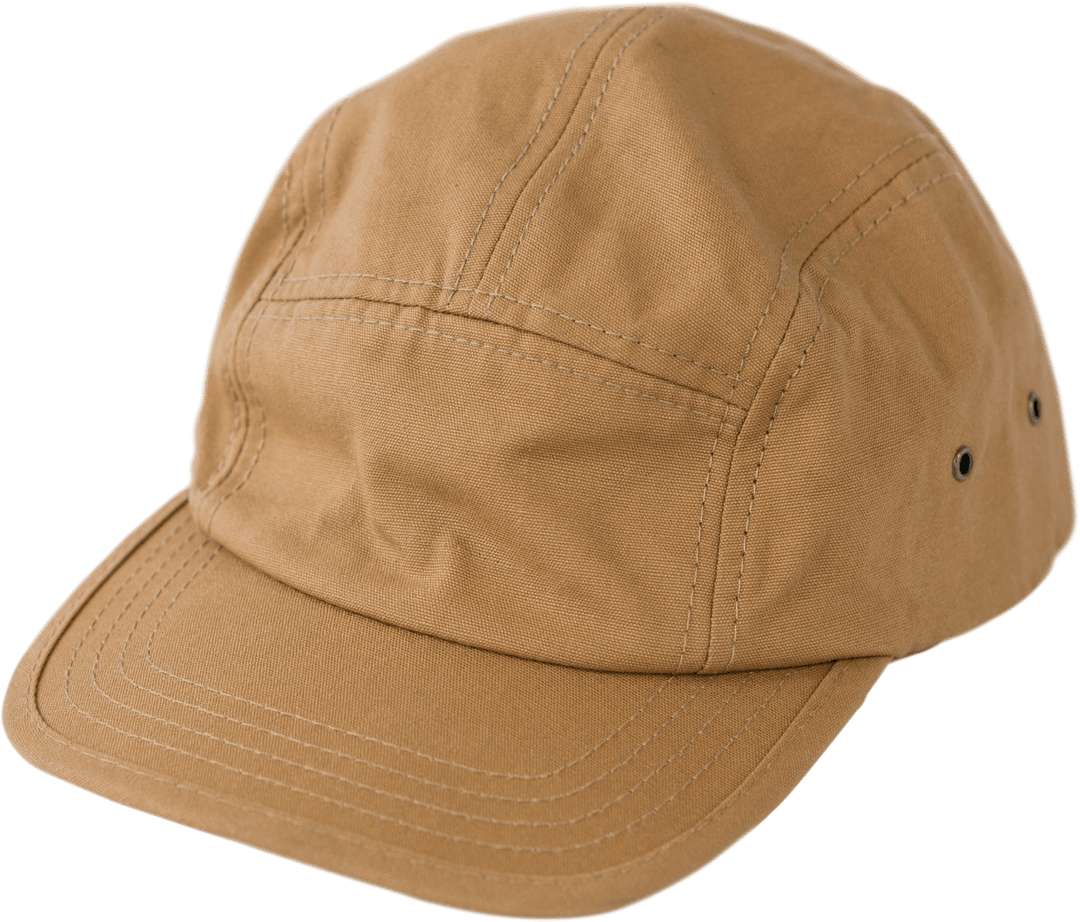 Stylish Light Brown Cap Close-Up Transparent Image