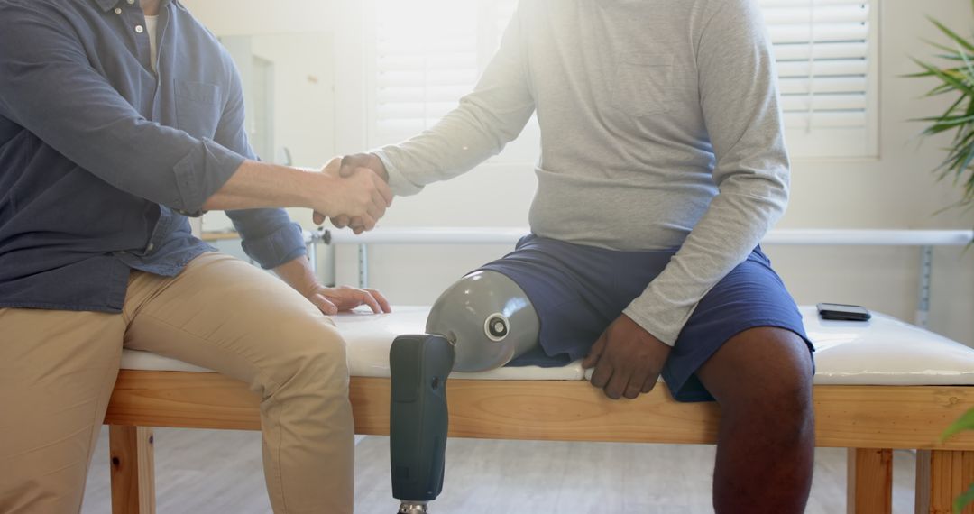 Resilience and Recovery: Supportive Handshake in Rehabilitation Center