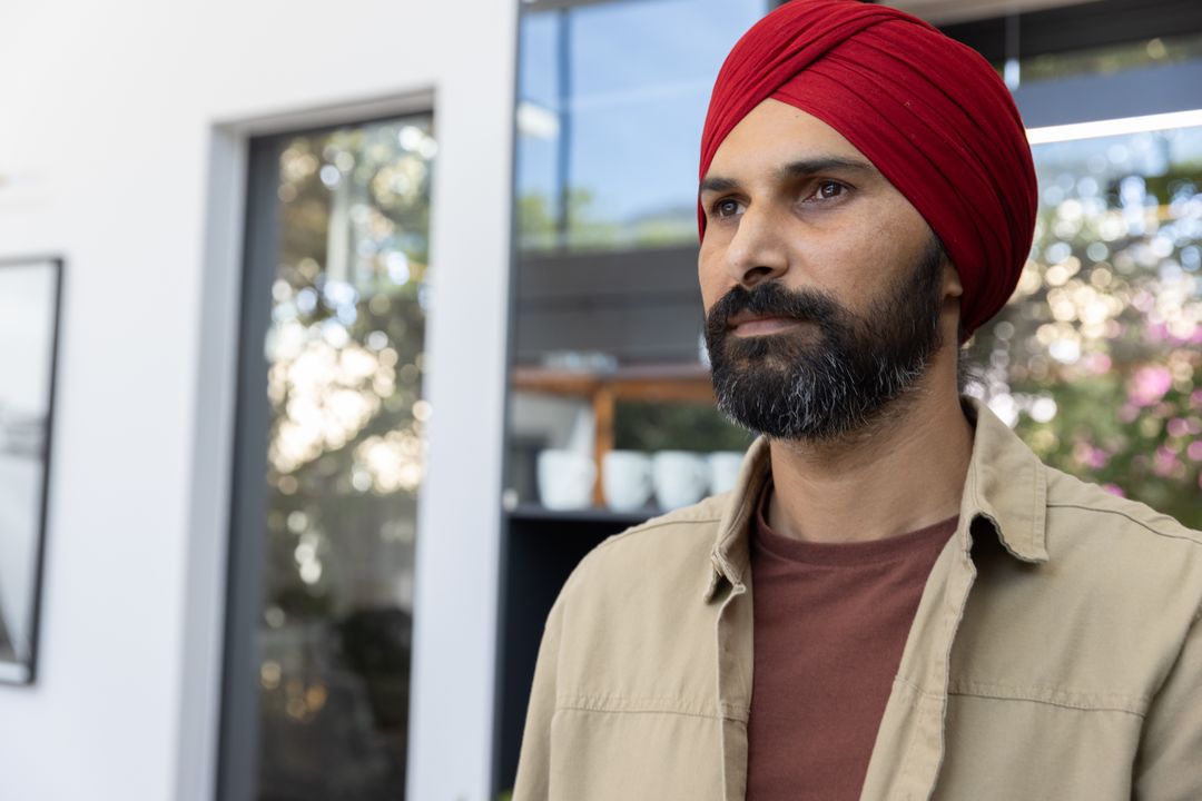 Indian Chef in Modern Café with Contemporary Style