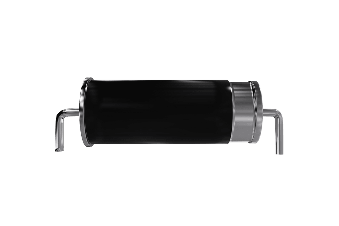 Silver and Black Paint Roller on Transparent Background