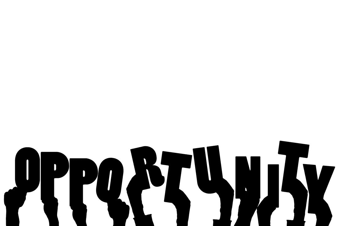 Hands Holding Opportunity Text Transparent Background