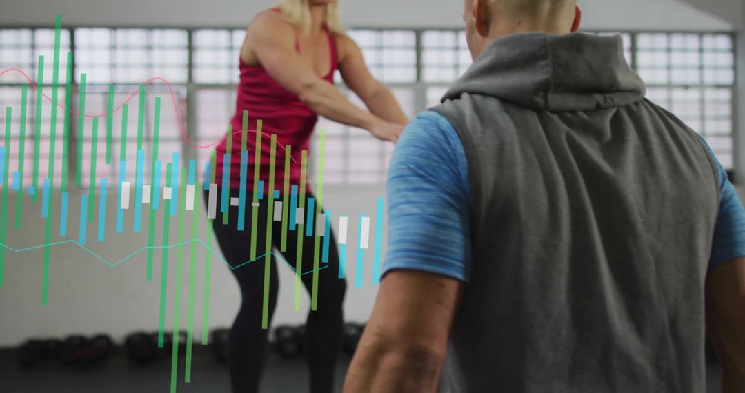 Gym Workout with Integrated Fitness Data Visualization