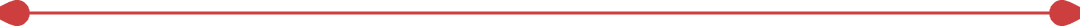 Red transparent line with pointed ends