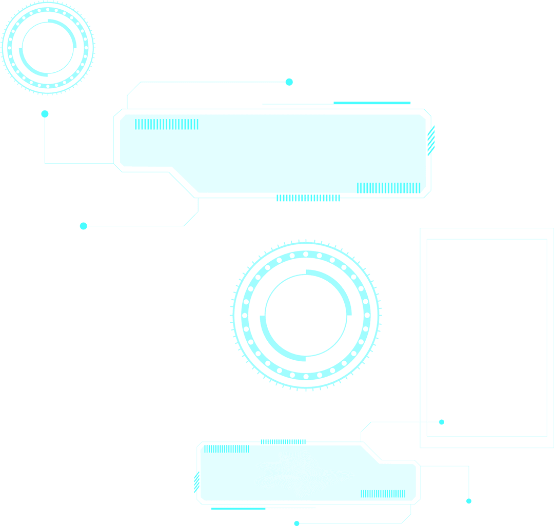 futuristic transparent hud with panels and dials representing technology - Download Free Stock Images Pikwizard.com