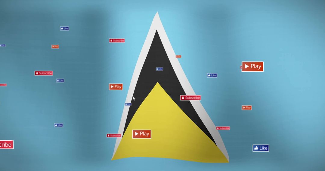 Abstract Geometry with Social Media Interaction Elements
