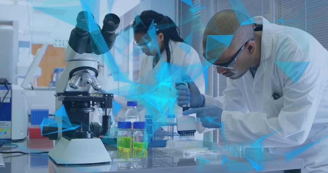 Innovative Scientists Utilizing Advanced Technologies in Modern Laboratory