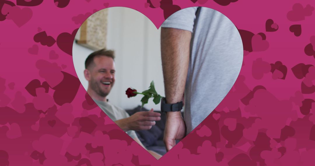 Happy Couple Sharing Romantic Moment on Valentine’s Day