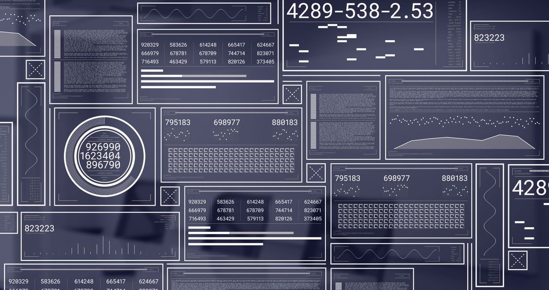 Financial Data Processing Over Desk Visualizing Global Finance