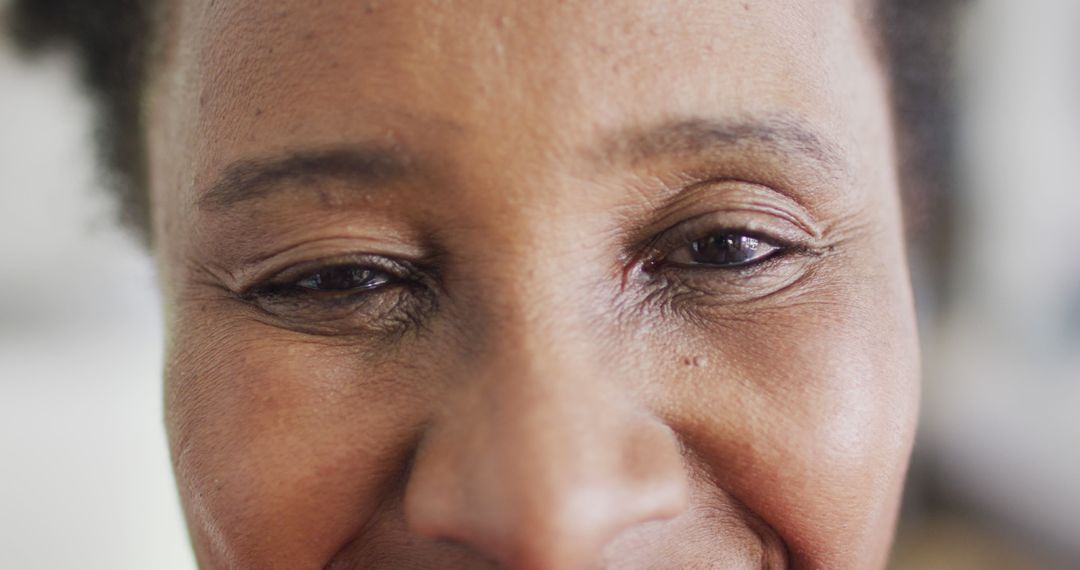 Close-up of Middle-Aged African Woman Smiling - Free Images, Stock Photos and Pictures on Pikwizard.com