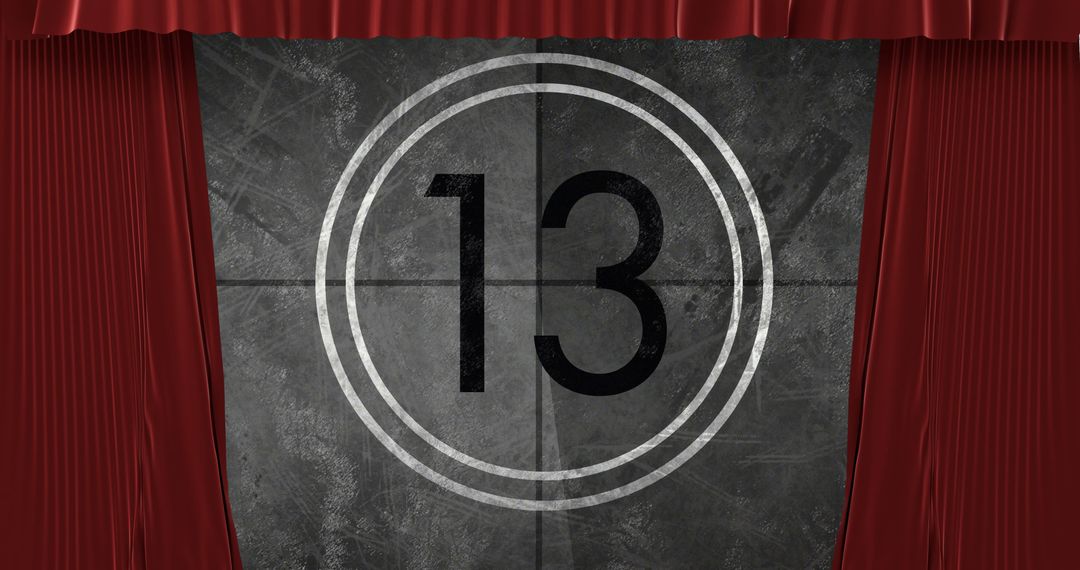 Classic Movie Countdown on Theater Stage Background - Free Images, Stock Photos and Pictures on Pikwizard.com