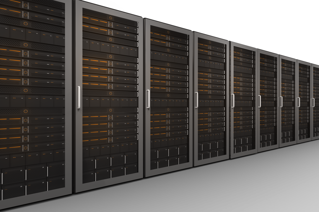 Transparent Data Center Server Rack Room Illustration - Download Free Stock Images Pikwizard.com