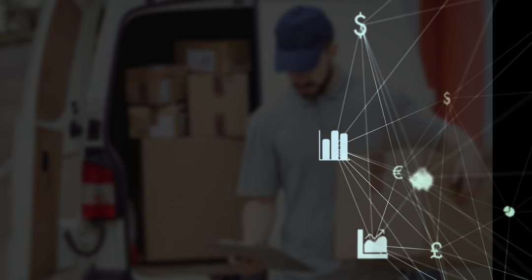 Digital Network Overlay on Delivery Logistic Workflow