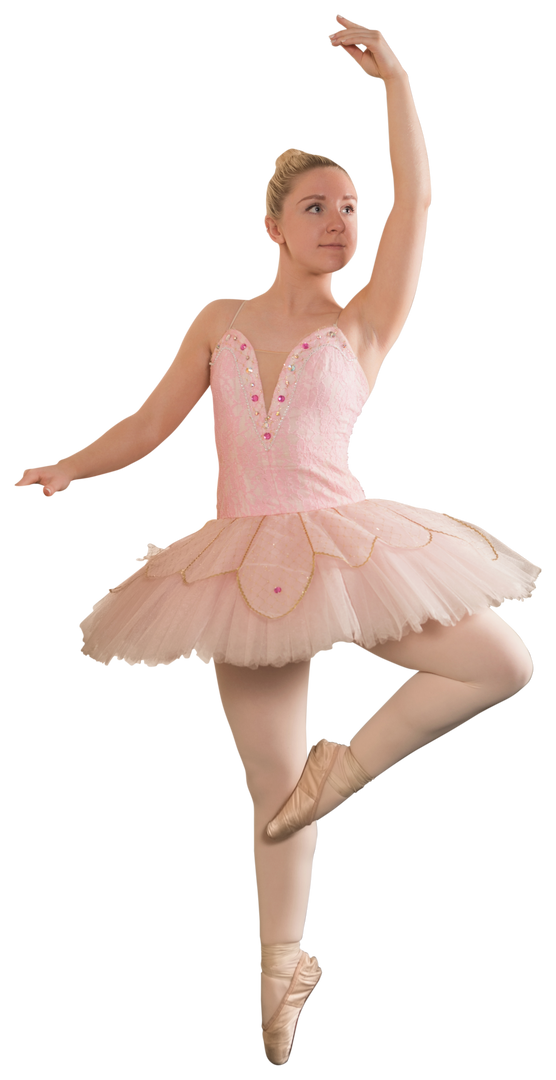 Caucasian Ballerina Dancing on Transparent Background in Pink Tutu - Download Free Stock Images Pikwizard.com