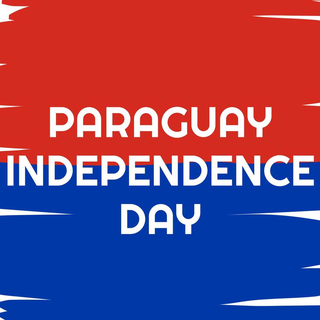Paraguay Independence Day Celebration Illustration