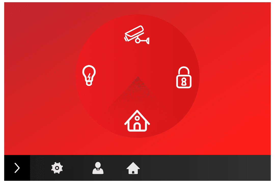 Transparent Security Icons on Red Digital Interface Screen - Download Free Stock Images Pikwizard.com