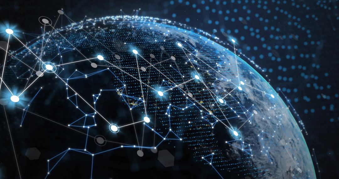 Global Network Connectivity with Digital Data Points